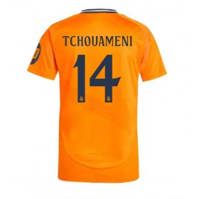 Real Madrid Aurelien Tchouameni #14 Borte skjorte 2024-25 Kortermet